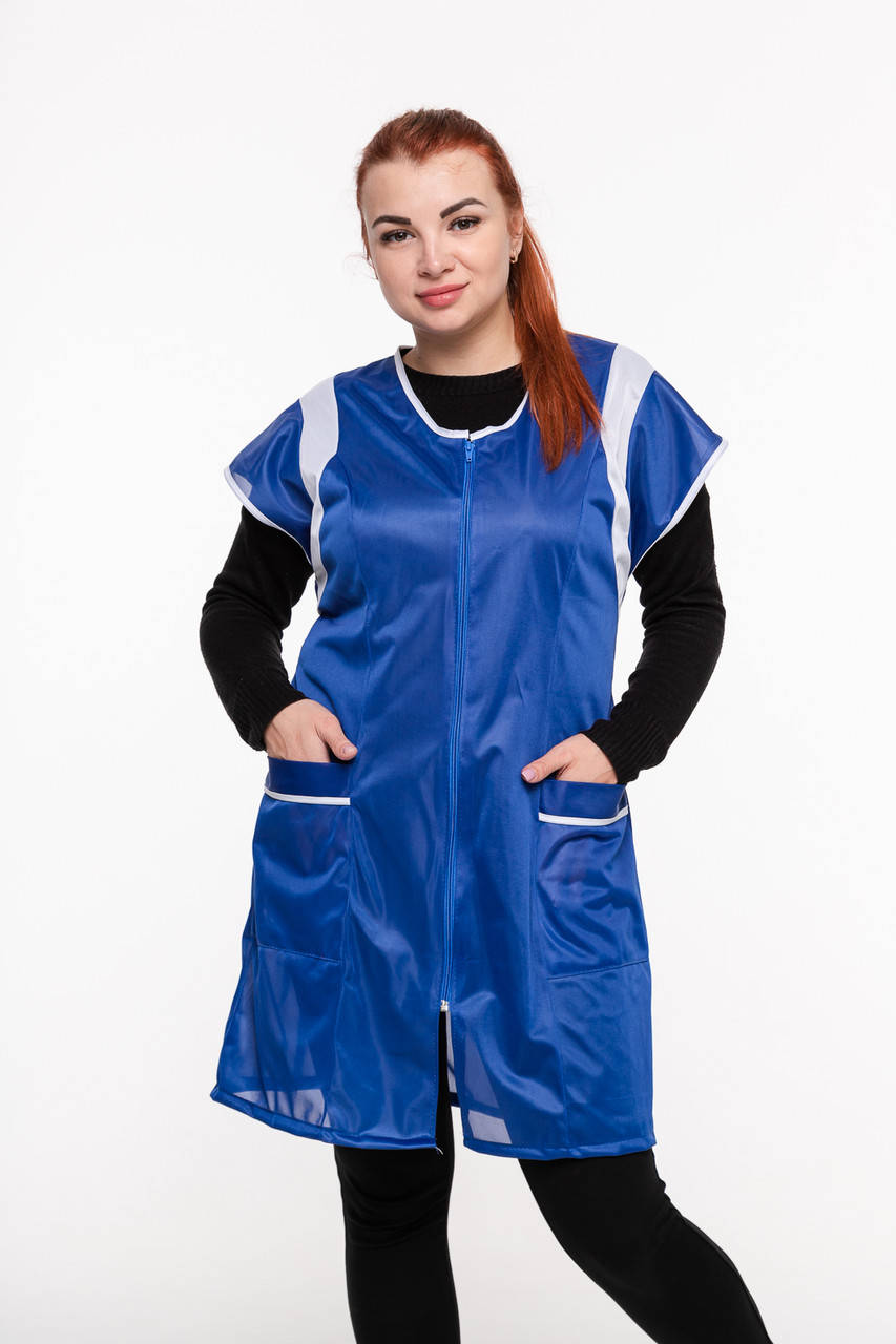 Халат нейлоновый приталенный "Змейка"
Халат нейлоновый приталенный "Змейка"