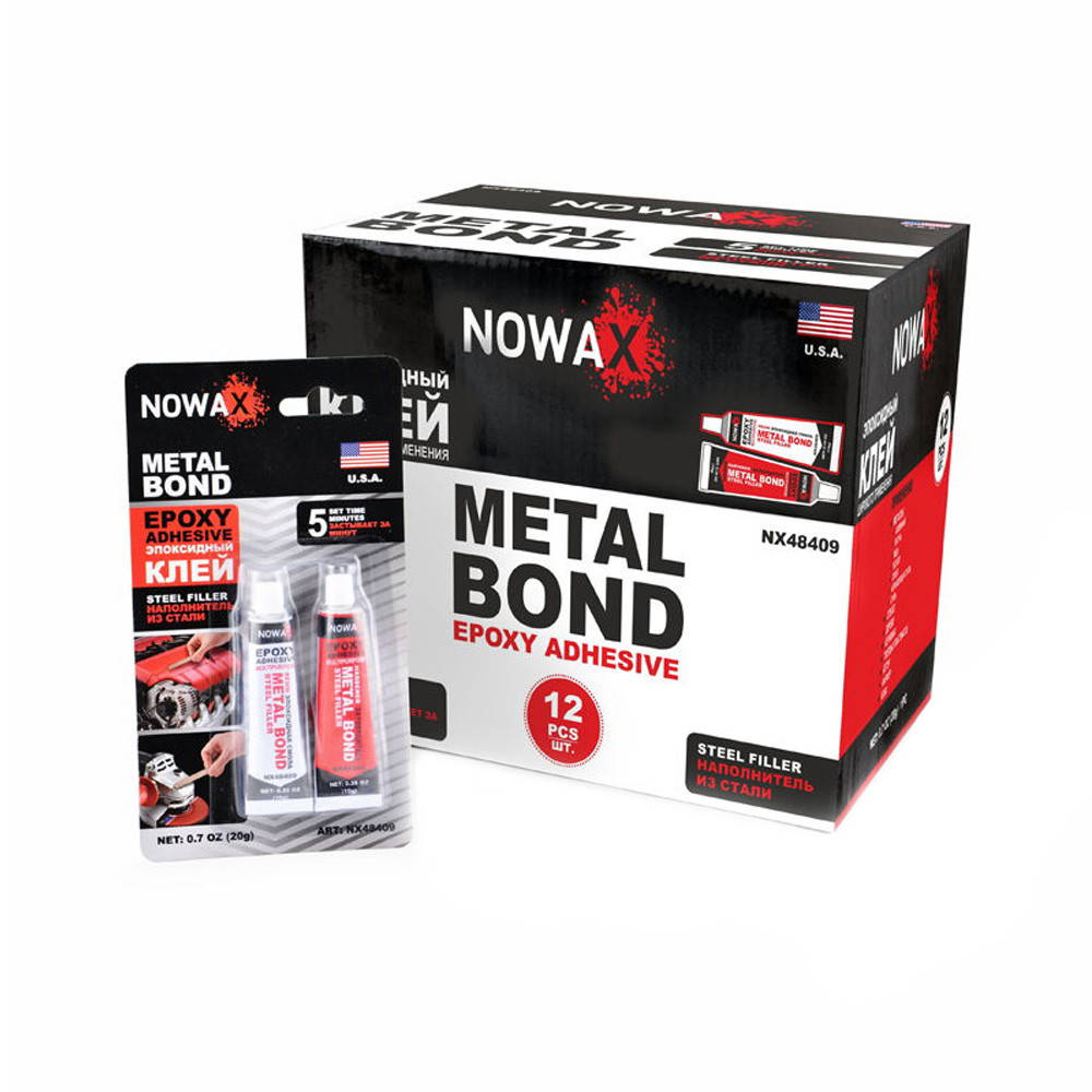 Клей эпоксидный Nowax NX48409 двухкомпонентный 20 г
Клей эпоксидный Nowax NX48409 двухкомпонентный 20 г