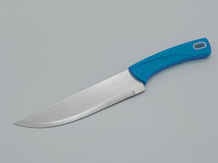 Нож кухонный универсальный цветной с пластмассовой ручкой L 29 cm лезвие 17 cm Кухонные ножи и подставки
Нож кухонный универсальный цветной с пластмассовой ручкой L 29 cm лезвие 17 cm Кухонные ножи и подставки