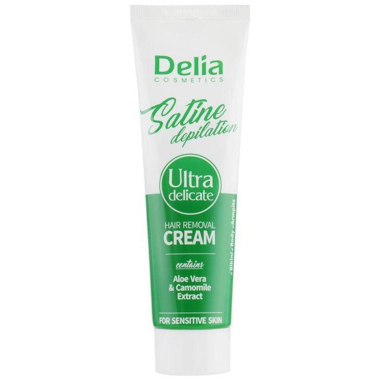 Крем для депиляции ног, тела и области бикини Ультранежный Delia Cosmetics Satine Depilation, 100мл
Крем для депиляции ног, тела и области бикини Ультранежный Delia Cosmetics Satine Depilation, 100мл