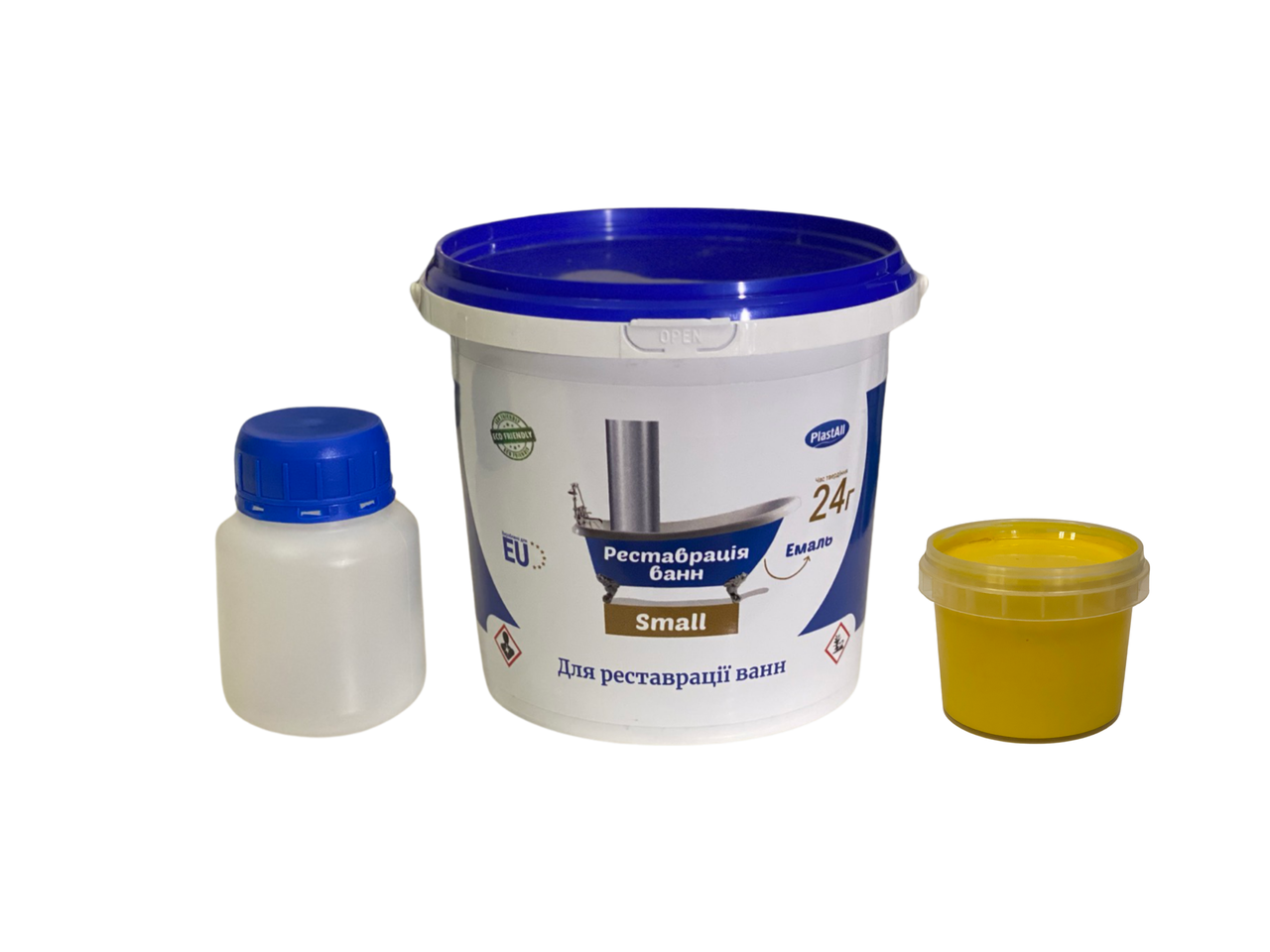 Plastall Small - эмаль для реставрации ванн 900г цвет Желтый
Plastall Small - эмаль для реставрации ванн 900г цвет Желтый