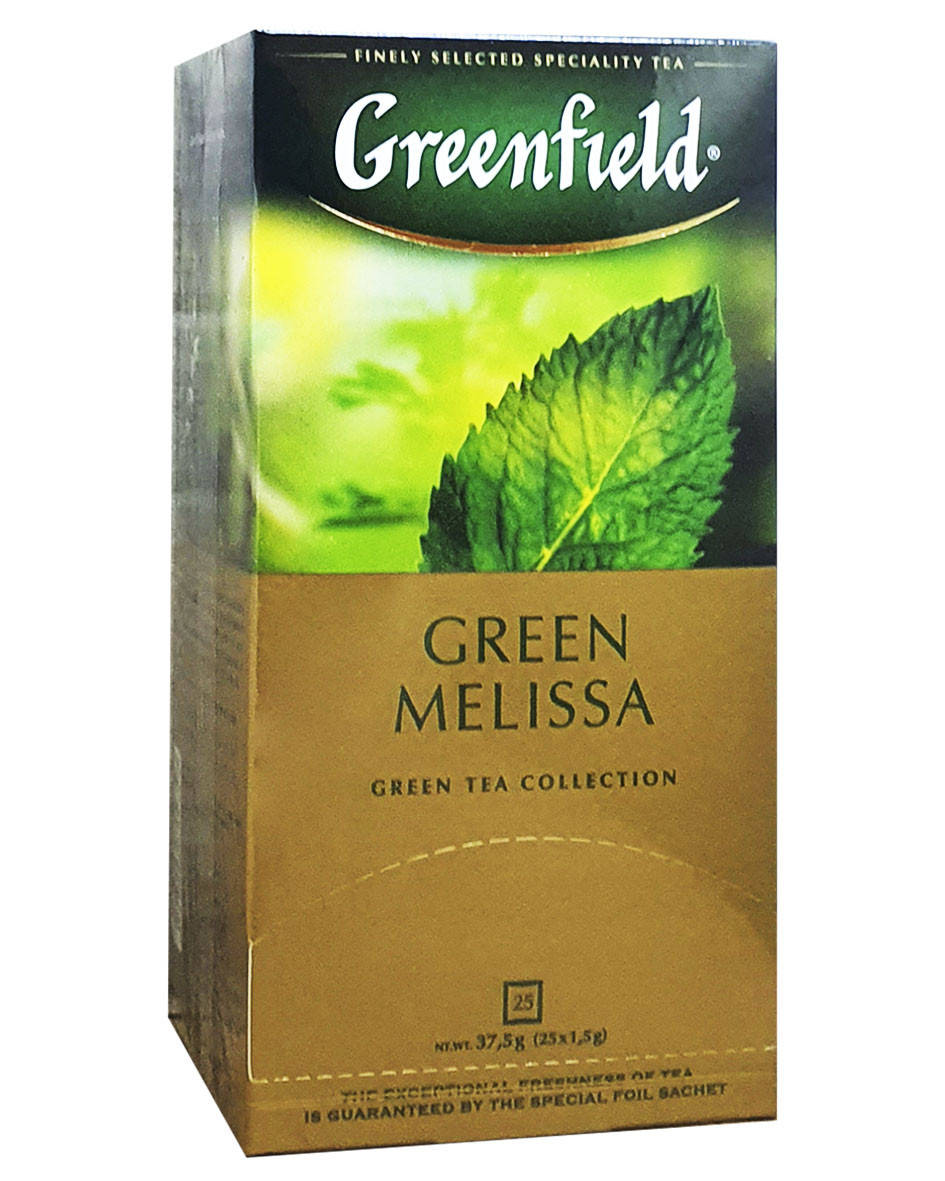 Чай зеленый с мелиссой, мятой и ароматом лимона в пакетиках Greenfield Green Melissa 25 шт х 1,5 г (689)
Чай зеленый с мелиссой, мятой и ароматом лимона в пакетиках Greenfield Green Melissa 25 шт х 1,5 г (689)