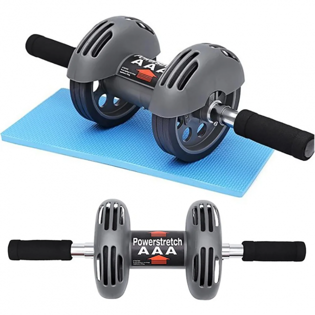 Фитнес тренажер для пресса Power Stretch Roller с автоматическим отскоком с двумя колесами
Фитнес тренажер для пресса Power Stretch Roller с автоматическим отскоком с двумя колесами