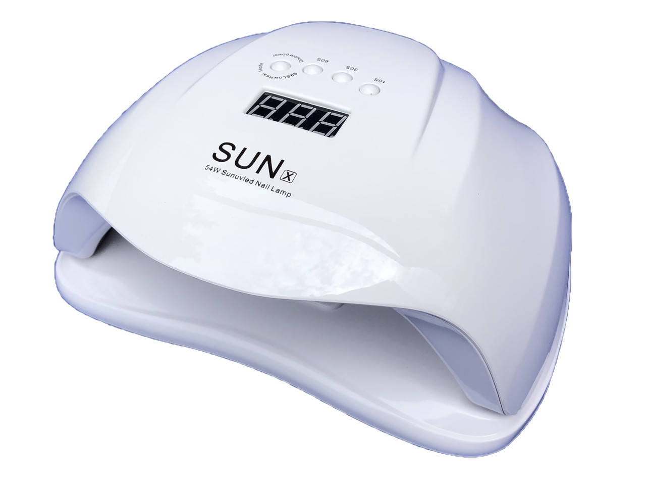 Гибридная UV/LED лампа на 54 вт SUN Х (Сан) с понижением мощности (Сан ван ) с таймером 10,30,60, 99 с.Белая, Белый
Гибридная UV/LED лампа на 54 вт SUN Х (Сан) с понижением мощности (Сан ван ) с таймером 10,30,60, 99 с.Белая, Белый