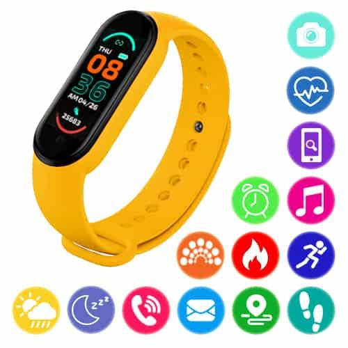 Фитнес-Браслет SMART Mi BAND М6 Смарт Часы M6 Фитнес трекер m6. Часы xiaomi mi band 6 Желтый
Фитнес-Браслет SMART Mi BAND М6 Смарт Часы M6 Фитнес трекер m6. Часы xiaomi mi band 6 Желтый
