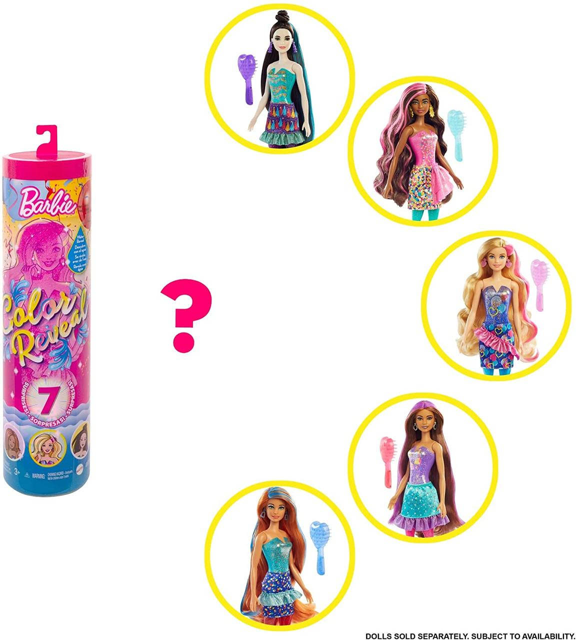 Кукла Барби Сюрприз Цветное перевоплощение Вечеринка Barbie Color Reveal Party Series Doll (GTR96)
Кукла Барби Сюрприз Цветное перевоплощение Вечеринка Barbie Color Reveal Party Series Doll (GTR96)