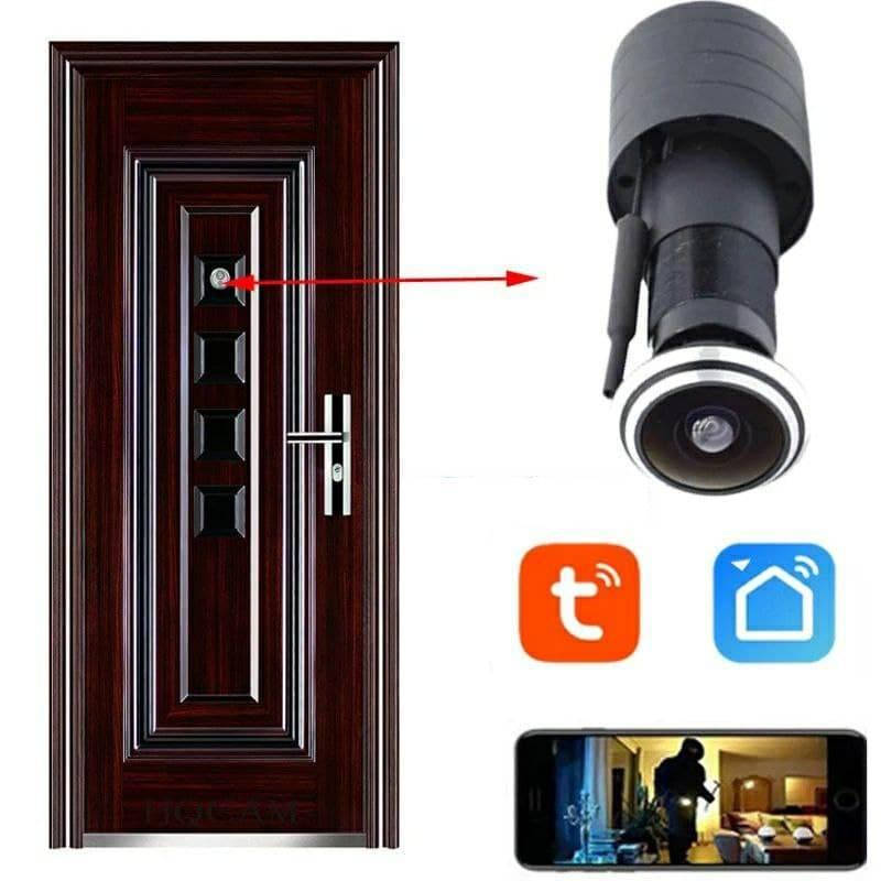 Охранная дверная WiFi IP камера HQcam HQ-MW166. Дверной глазок 1080P. Tuya Smart или Smart Life
Охранная дверная WiFi IP камера HQcam HQ-MW166. Дверной глазок 1080P. Tuya Smart или Smart Life