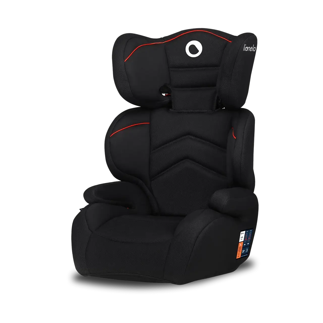 Детское автокресло Lionelo LARS SPORTY BLACK, Черный 
Детское автокресло Lionelo LARS SPORTY BLACK, Черный