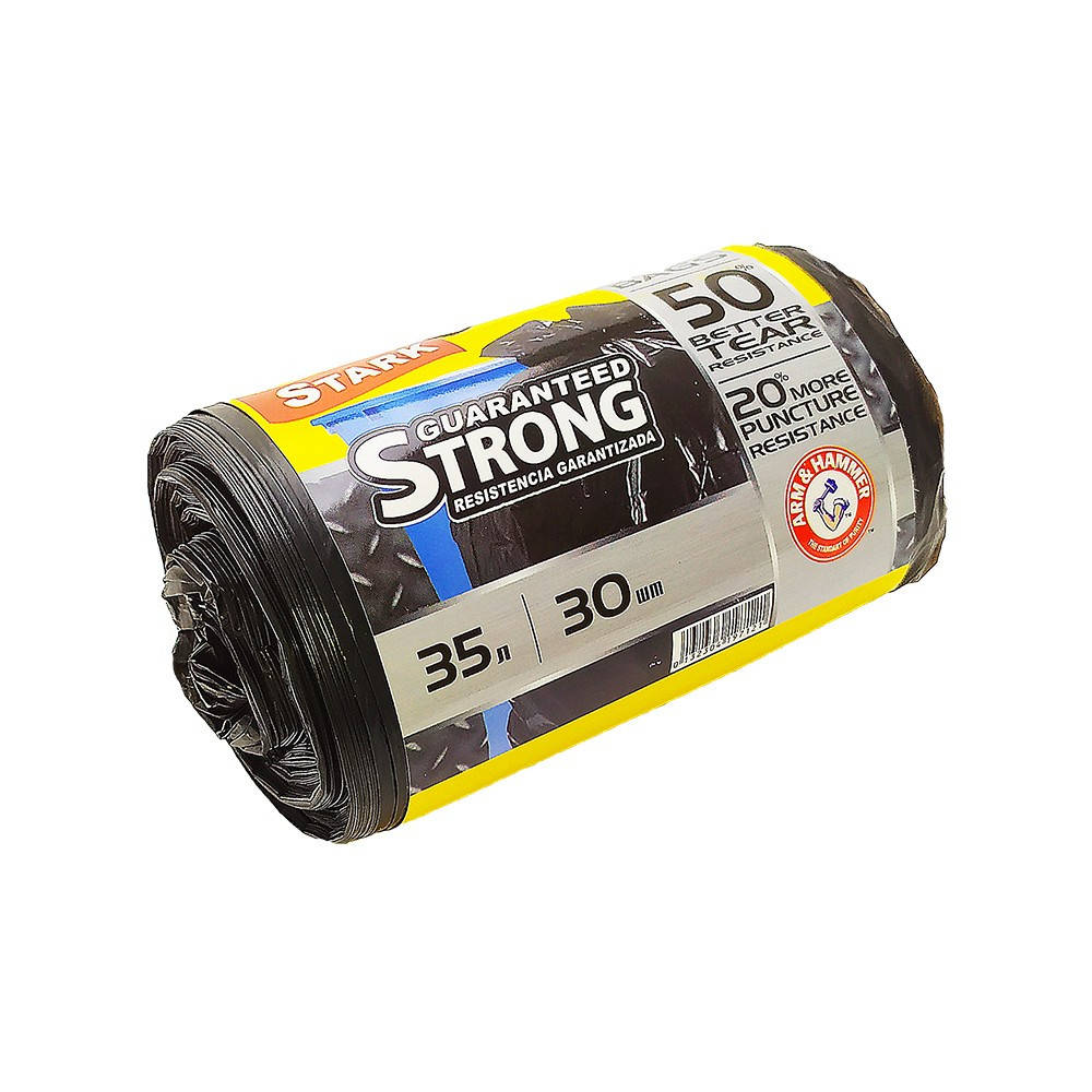 Пакет для мусора 35л 30шт STARK суперпрочные арт. 5879 
Пакет для мусора 35л 30шт STARK суперпрочные арт. 5879