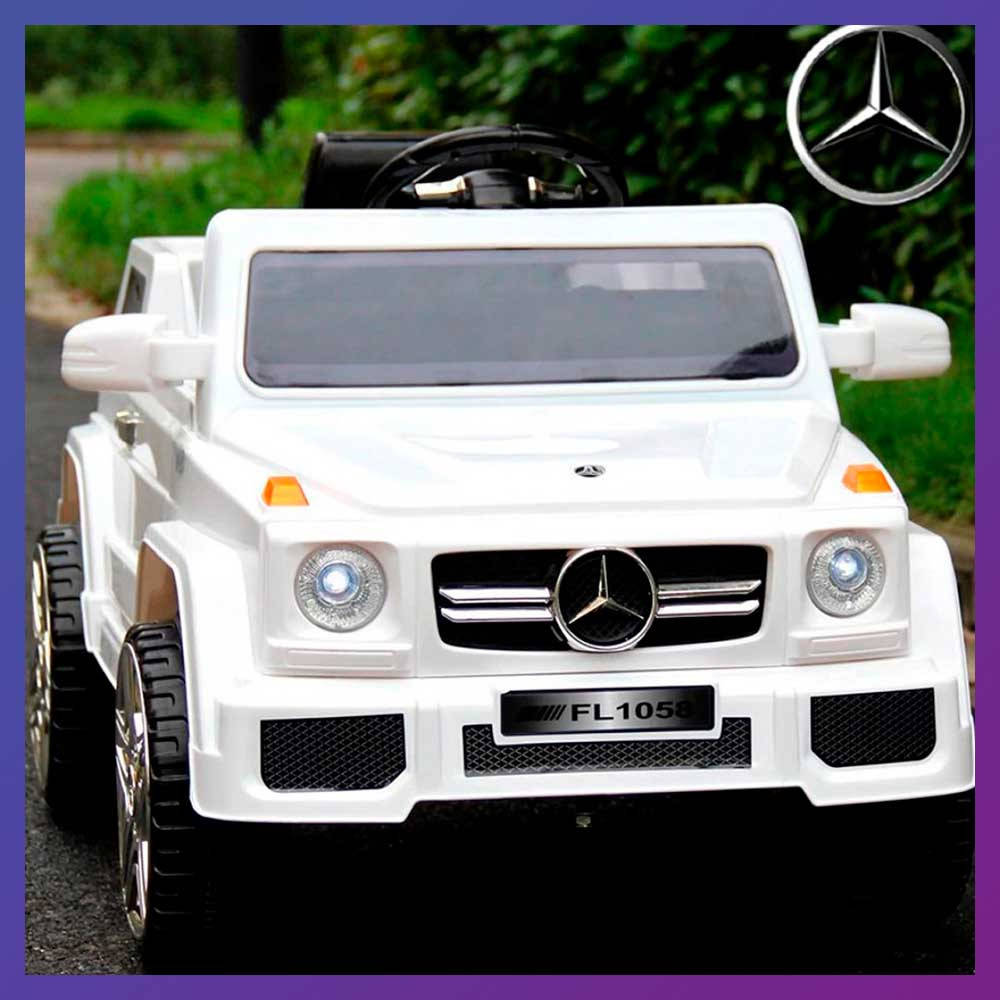 Детский электромобиль на аккумуляторе Mercedes FL-1058 с пультом радиоуправления для детей 3-8 лет белый
Детский электромобиль на аккумуляторе Mercedes FL-1058 с пультом радиоуправления для детей 3-8 лет белый