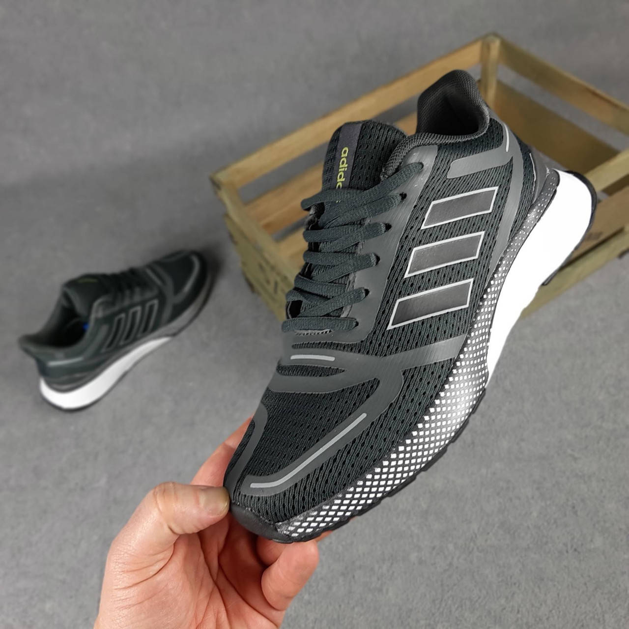 Кроссы мужские Adidas Nova Run серые. Стильные мужские кроссовки Адидас Нова Ран с белой подошвой, Серый
Кроссы мужские Adidas Nova Run серые. Стильные мужские кроссовки Адидас Нова Ран с белой подошвой, Серый