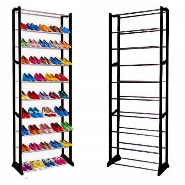 Стойка подставка полка для обуви органайзер на 30 пар обуви 10 полок Amazing Shoe Rack черная! Наличие, Черный
Стойка подставка полка для обуви органайзер на 30 пар обуви 10 полок Amazing Shoe Rack черная! Наличие, Черный