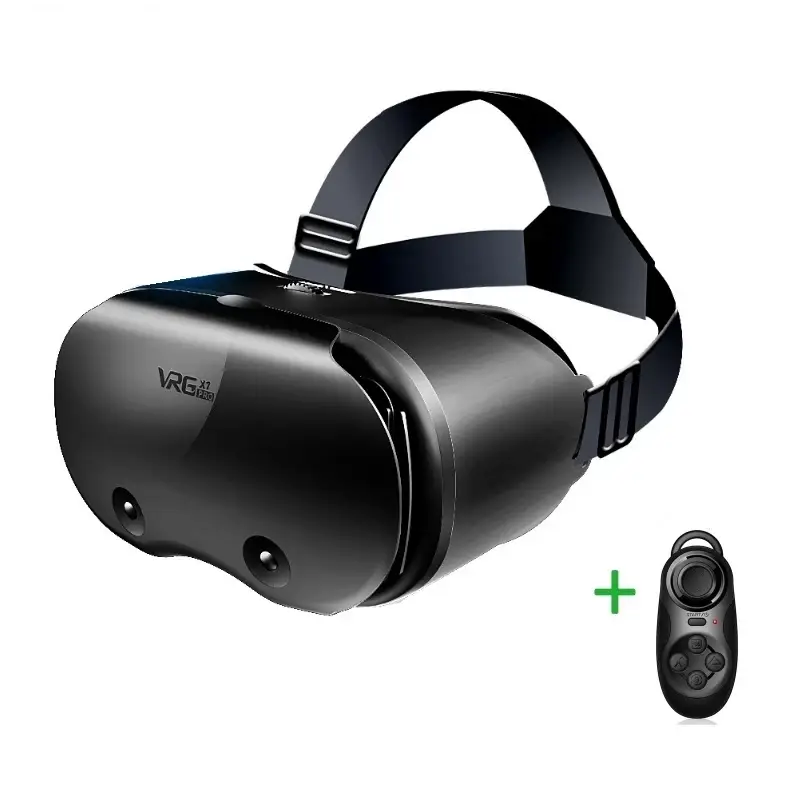 VRG Pro X7 Очки, шлем виртуальной реальности для телефонов с экраном от 5″-7″ + пульт, Черный
VRG Pro X7 Очки, шлем виртуальной реальности для телефонов с экраном от 5″-7″ + пульт, Черный