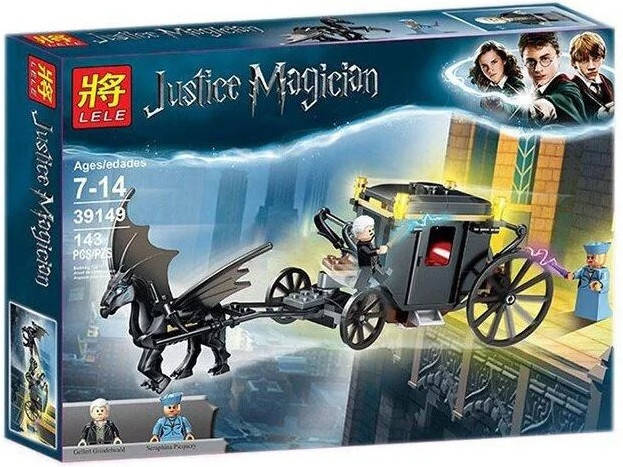Конструктор Гарри Потер, Harry Potter Побег Грин-де-Вальда, Lari justice magician 39149, 143 деталей, Разные цвета
Конструктор Гарри Потер, Harry Potter Побег Грин-де-Вальда, Lari justice magician 39149, 143 деталей, Разные цвета