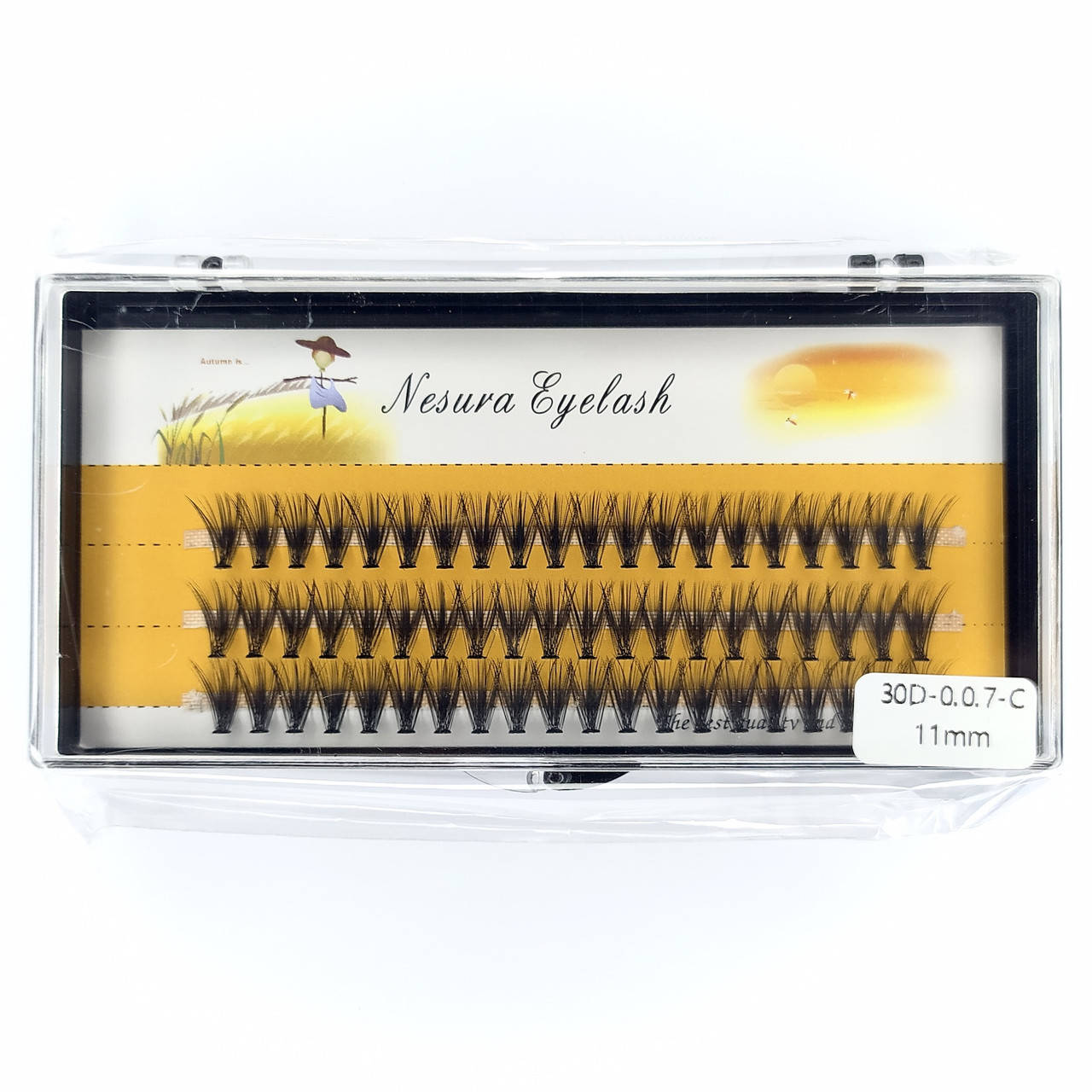 Ресницы Nesura Eyelash 30D, 11 мм, изгиб C, 0,07, 60 пучков Несура ресницы пучками, пучковые, Черный
Ресницы Nesura Eyelash 30D, 11 мм, изгиб C, 0,07, 60 пучков Несура ресницы пучками, пучковые, Черный