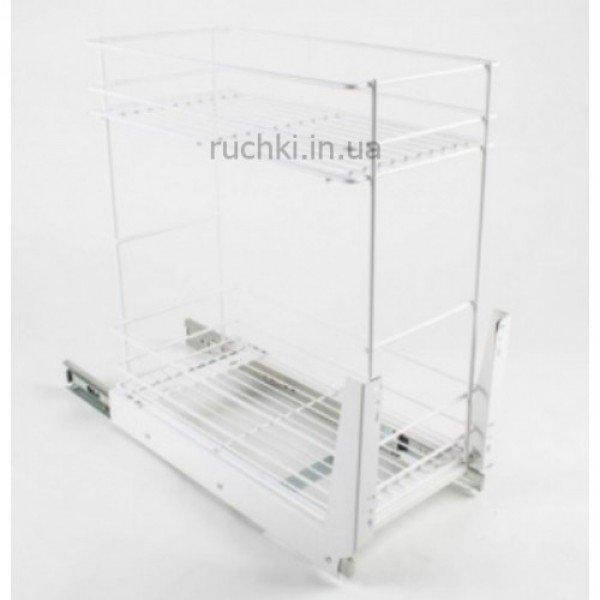 Карго для кухни 150мм БЕЛОЕ 2 полки Rejs 
Карго для кухни 150мм БЕЛОЕ 2 полки Rejs