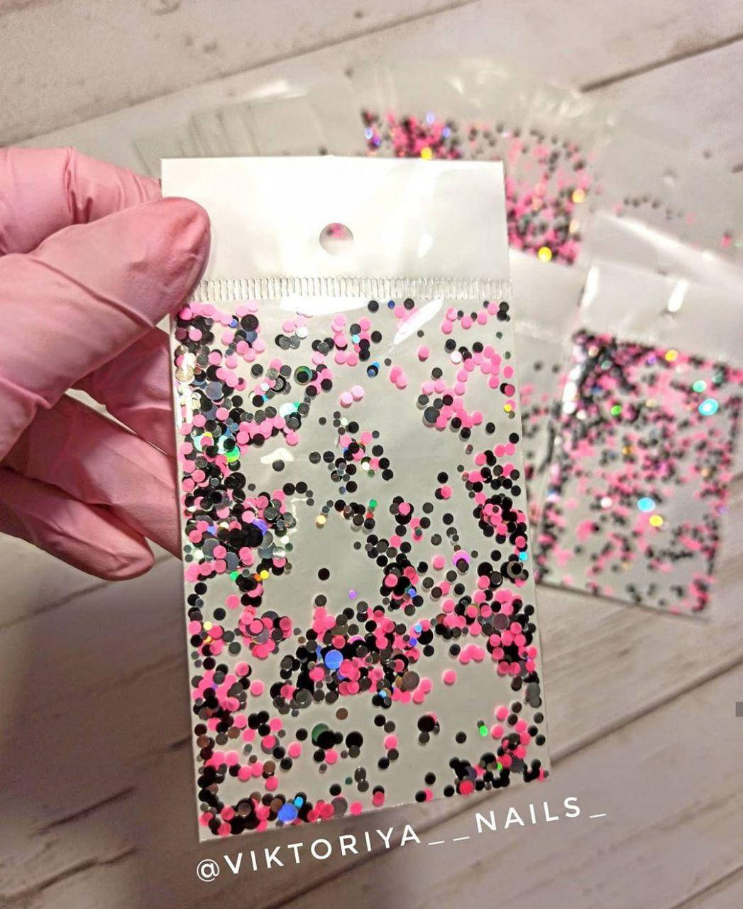 Пайетки в пакете П-1 
Пайетки в пакете П-1