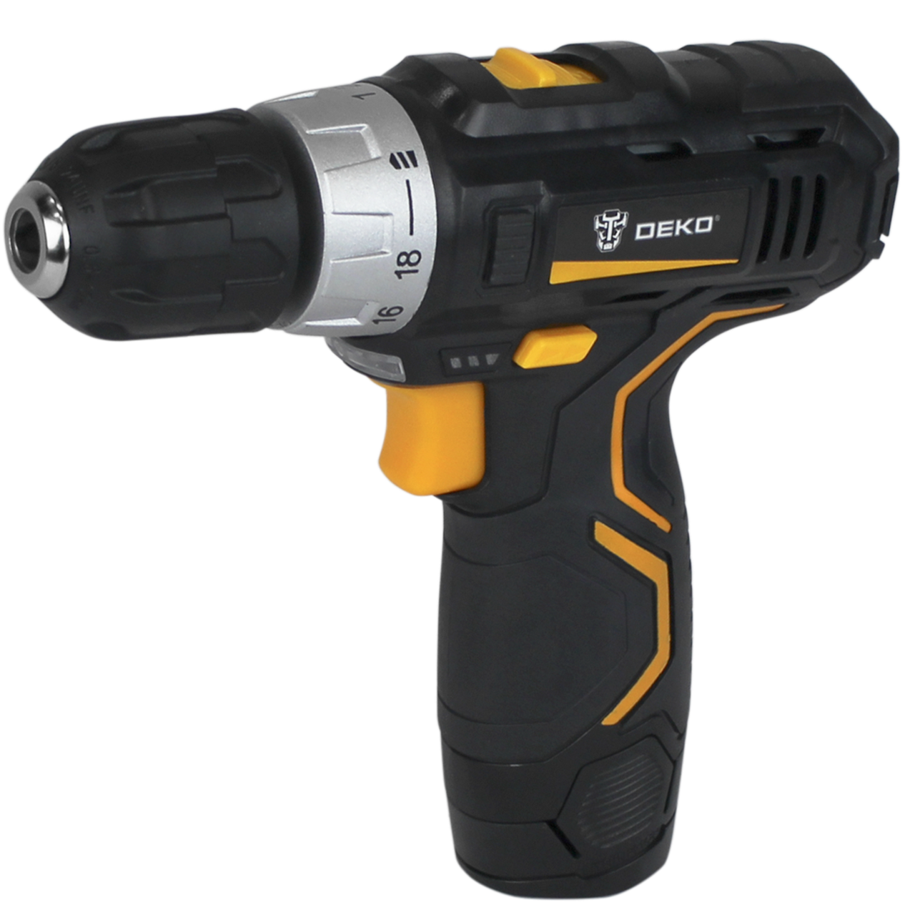 Аккумуляторный шуруповерт (дрель) DEKO 15919
Аккумуляторный шуруповерт (дрель) DEKO 15919