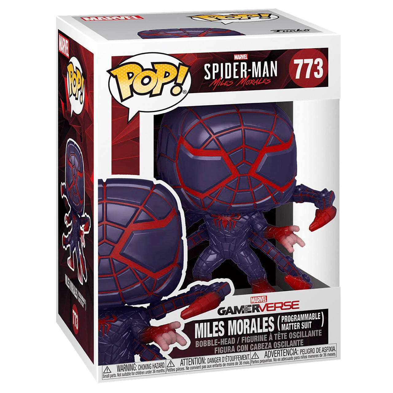 Колекційна фігурка Funko POP! Bobble Marvel Games Miles Morales Miles Programmable Matter Suit (MT)
Колекційна фігурка Funko POP! Bobble Marvel Games Miles Morales Miles Programmable Matter Suit (MT)
