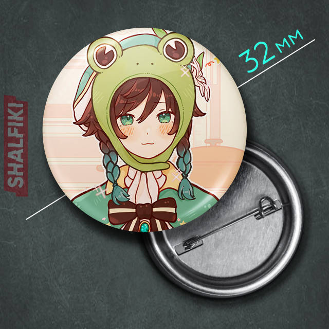 "Венти (Геншин / Genshin)" значок круглый на булавке Ø32 мм
"Венти (Геншин / Genshin)" значок круглый на булавке Ø32 мм