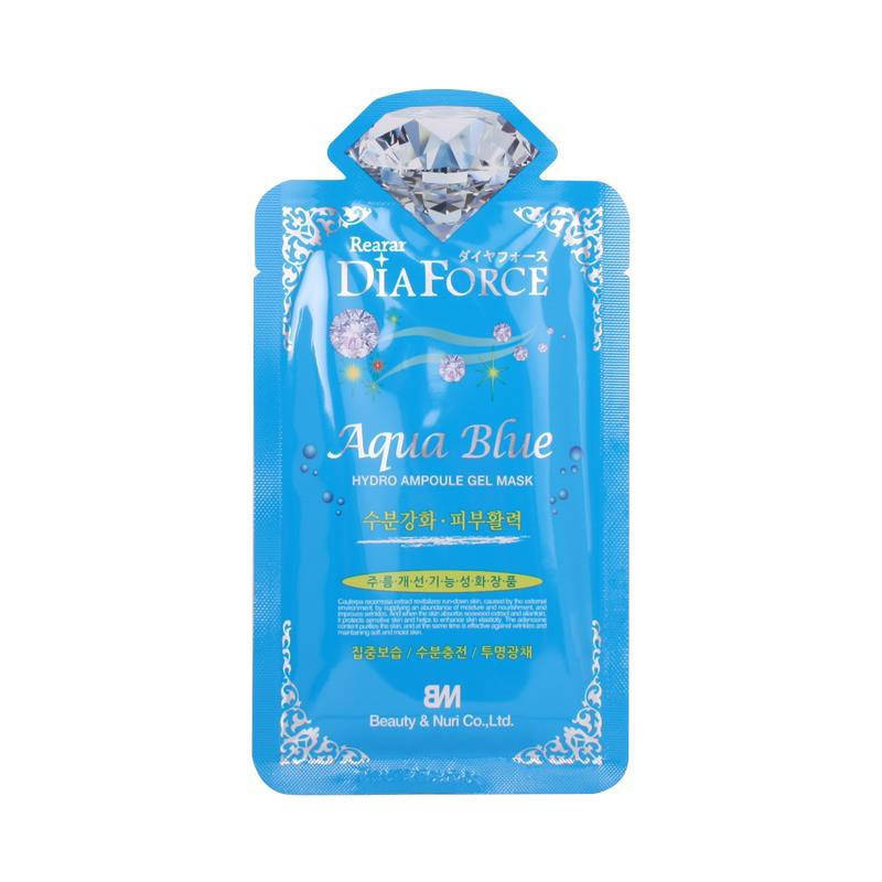 Гидрогелевая маска для лица с морским комплексом Rearar DiaForce Aqua Blue hydro Ampoule Gel Mask
Гидрогелевая маска для лица с морским комплексом Rearar DiaForce Aqua Blue hydro Ampoule Gel Mask