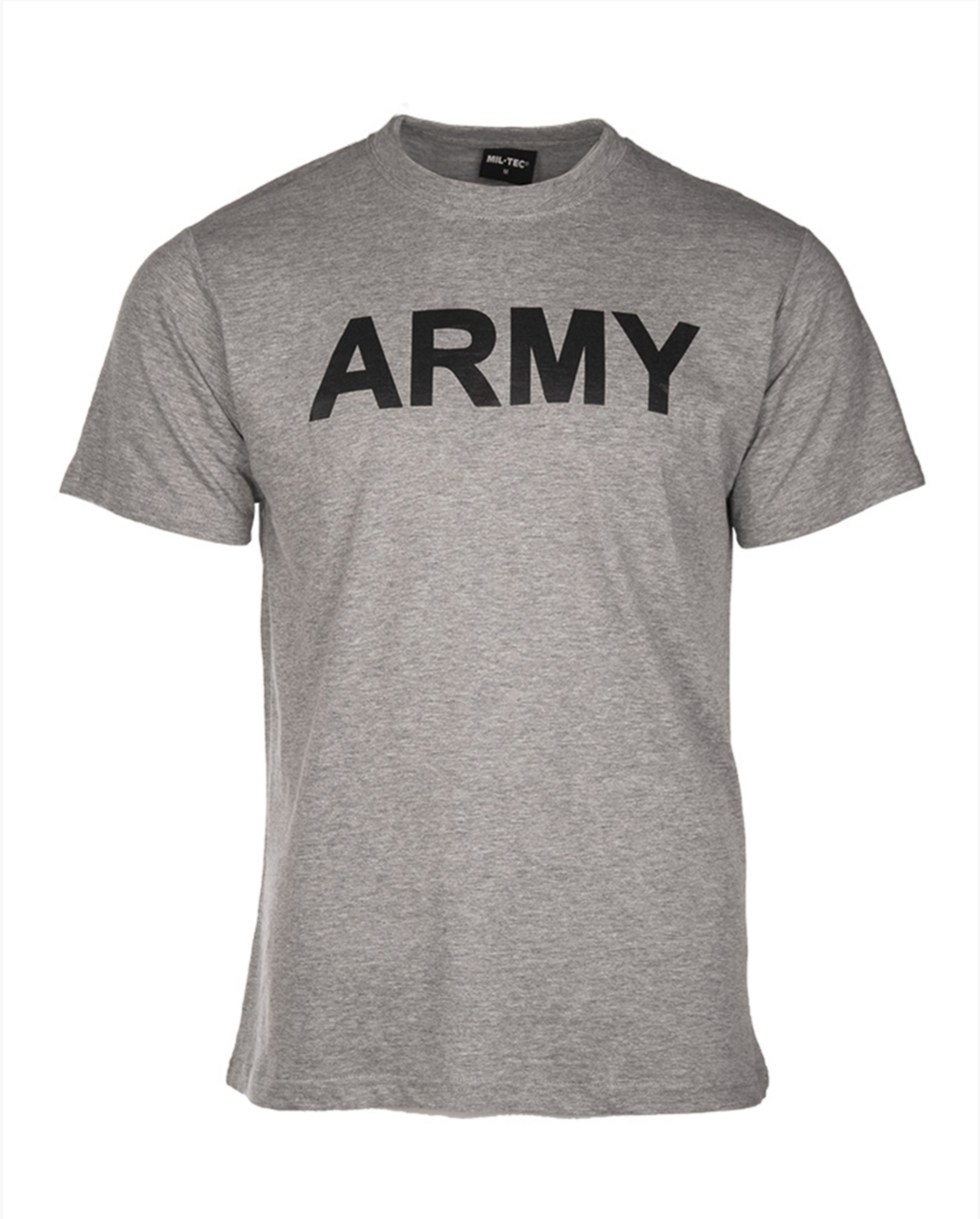 Футболка мужская серая с логотипом ARMY цвет серый 85 % Cotton и 15% Viscose Mil-Tec Германия размер L
Футболка мужская серая с логотипом ARMY цвет серый 85 % Cotton и 15% Viscose Mil-Tec Германия размер L