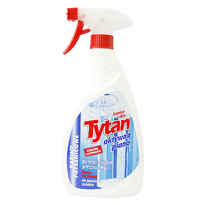 Спрей для чищення душових кабін Титан Tytan do mycia kabin prysznicowych 500g 12шт/ящ (Код : 00-00011055)
Спрей для чищення душових кабін Титан Tytan do mycia kabin prysznicowych 500g 12шт/ящ (Код : 00-00011055)
