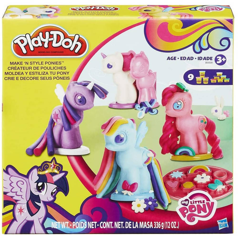 Набор Play-Doh My Little Pony Набор пластилина Плей До Пони 5 фигурок Hasbro, Разные цвета
Набор Play-Doh My Little Pony Набор пластилина Плей До Пони 5 фигурок Hasbro, Разные цвета