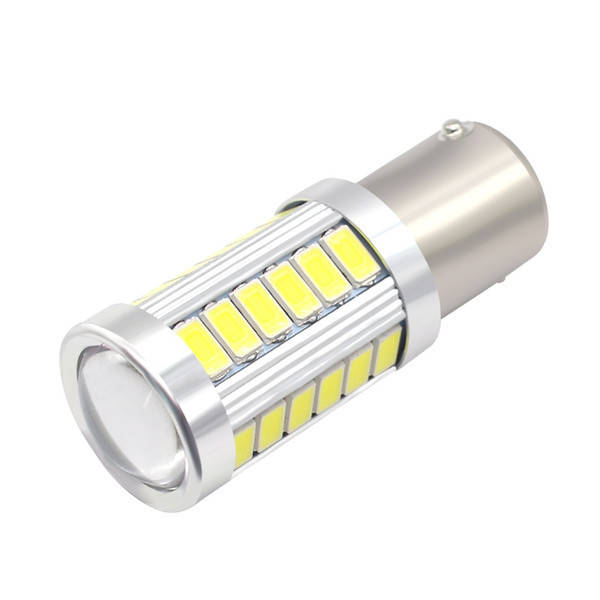 Белая LED лампа в автомобиль 1156 BA15S P21W, 33 SMD 5630
Белая LED лампа в автомобиль 1156 BA15S P21W, 33 SMD 5630