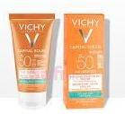 Capital Soleil - Матуюча емульсія для жирної шкіри SPF 50+