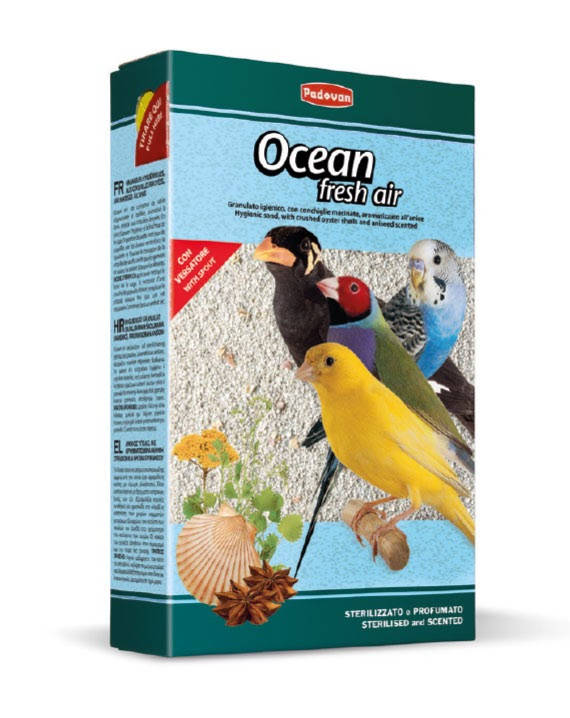 OCEAN FRESH AIR Оушн Фреш Аир гигиенический кварцевый наполнитель для птиц с измельченной ракушкой 5 кг
OCEAN FRESH AIR Оушн Фреш Аир гигиенический кварцевый наполнитель для птиц с измельченной ракушкой 5 кг