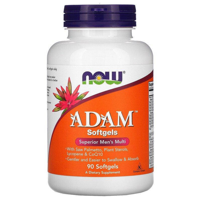 Мультивитамины для мужчин, Adam, Superior Men's Multi, Now Foods, 90 капсул (NOW-03880)
Мультивитамины для мужчин, Adam, Superior Men's Multi, Now Foods, 90 капсул (NOW-03880)