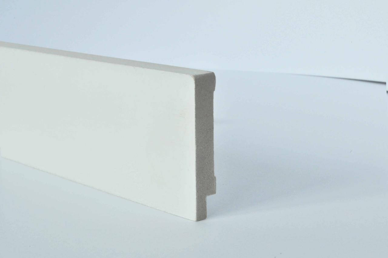 Вставка МДФ к плинтусу скрытого монтажа белая под покраску 80 мм, Белый
Вставка МДФ к плинтусу скрытого монтажа белая под покраску 80 мм, Белый