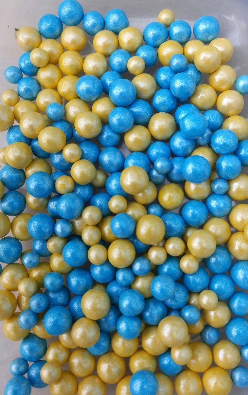 Посипка кондитерська "перлина Синьо-жовта" 1кг 
Посипка кондитерська "перлина Синьо-жовта" 1кг