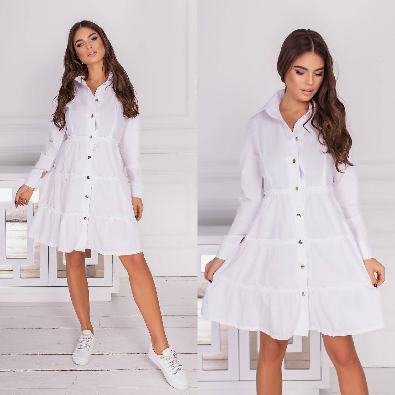 Платье-рубашка женское с воланом, размеры 42-46 (5цв) "AFINA" купить недорого от прямого поставщика
Платье-рубашка женское с воланом, размеры 42-46 (5цв) "AFINA" купить недорого от прямого поставщика