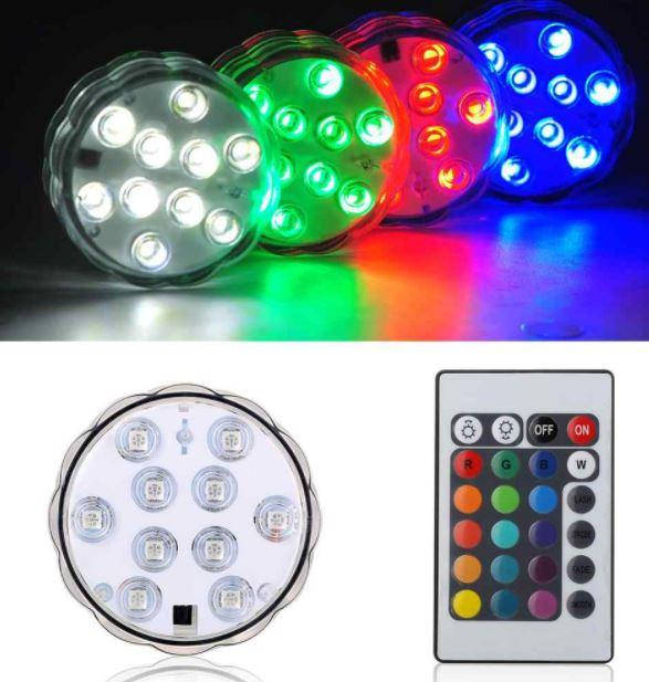Водонепроницаемая светодиодная подсветка для аквариума, кальяна, газона 10 LED с пультом
Водонепроницаемая светодиодная подсветка для аквариума, кальяна, газона 10 LED с пультом
