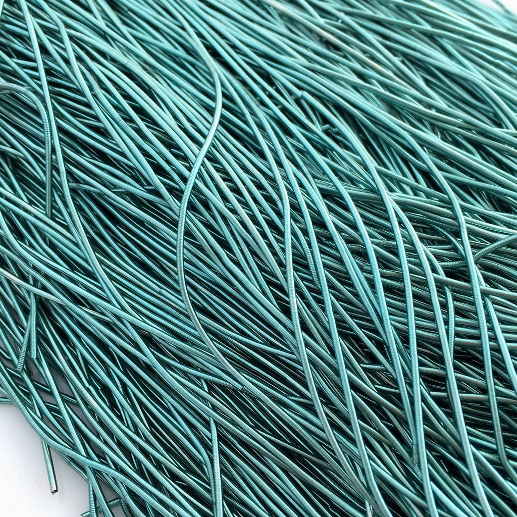 Канитель мягкая гладкая 1 мм. Бирюзовый глянцевый. 5 гр 
Канитель мягкая гладкая 1 мм. Бирюзовый глянцевый. 5 гр