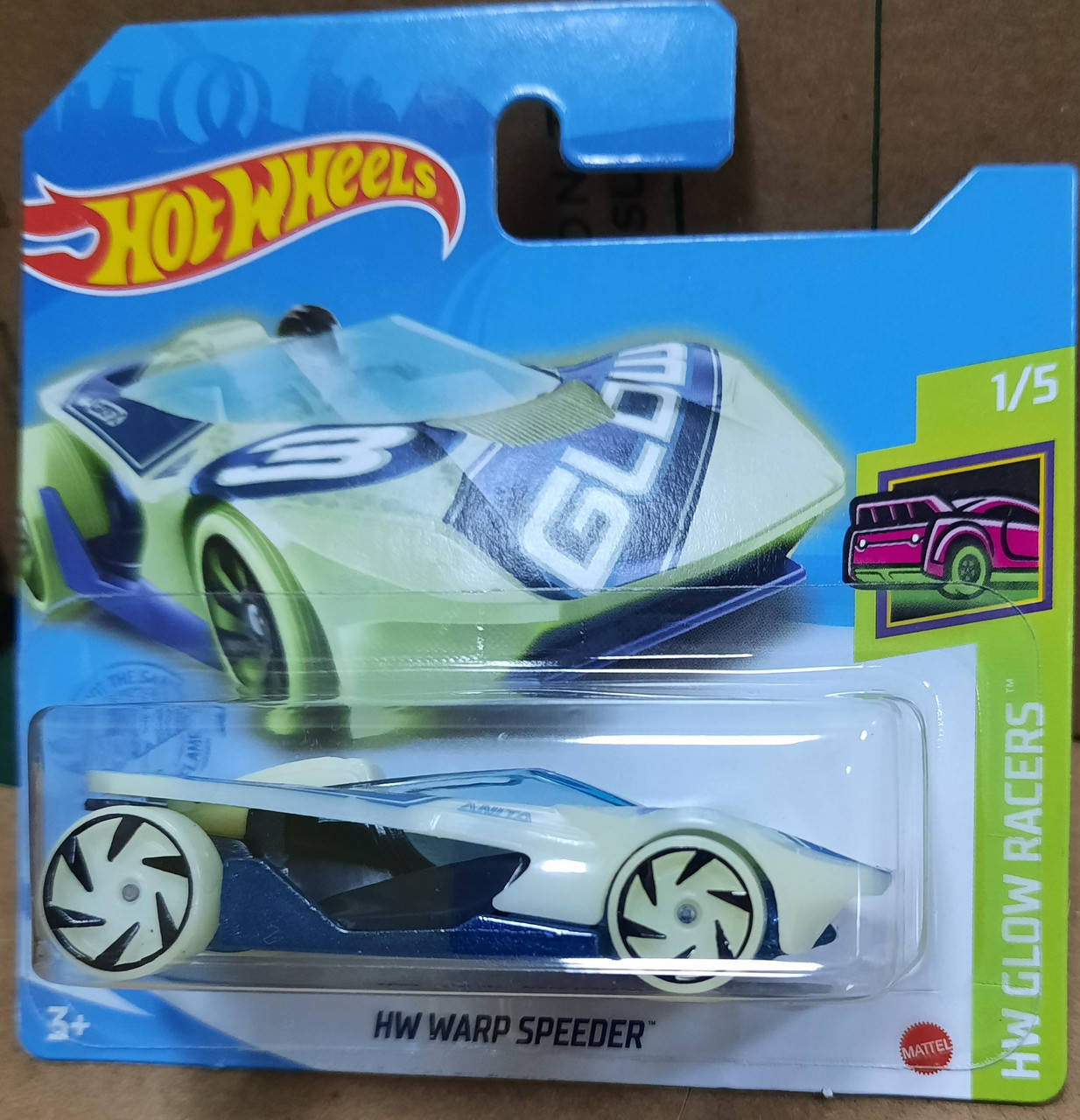 Hot Wheels Glow Racers 2021 HW Warp Speeder 1/5 17/250 GRY13 Варп Спідер Машинки базові колекційні Хот Вілс, Разные цвета
Hot Wheels Glow Racers 2021 HW Warp Speeder 1/5 17/250 GRY13 Варп Спідер Машинки базові колекційні Хот Вілс, Разные цвета