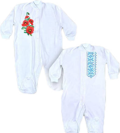 Человечек крестильный с вышивкой, интерлок. р.р.18-26 24
Человечек крестильный с вышивкой, интерлок. р.р.18-26 24