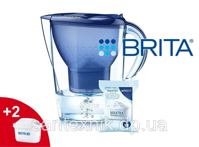 Фильтр-кувшин для воды Брита (Brita) Марелла (Marella) XL 3,5л Cиний (в комплекте два картриджа Brita)
Фильтр-кувшин для воды Брита (Brita) Марелла (Marella) XL 3,5л Cиний (в комплекте два картриджа Brita)