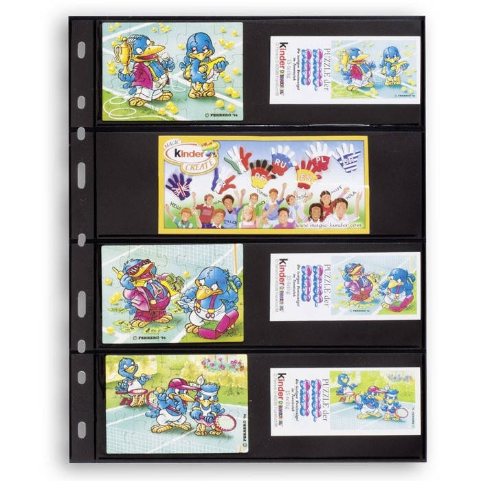 Лист до альбому Leuchtturm, OPTIMA, 2x4 кишень по 180 x 58 мм, чорний, 4S
Лист до альбому Leuchtturm, OPTIMA, 2x4 кишень по 180 x 58 мм, чорний, 4S