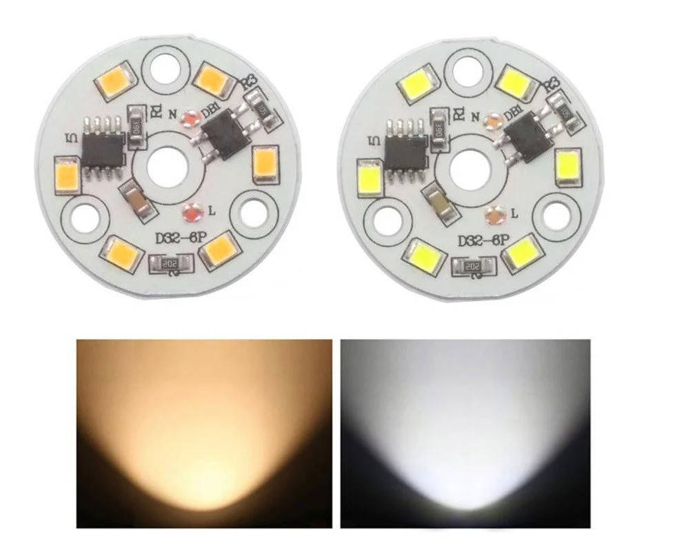 Светодиодный DIY SMD чип 3Ватта 220V Smart IC для ремонта потолочного светильника 32мм Теплый белый
Светодиодный DIY SMD чип 3Ватта 220V Smart IC для ремонта потолочного светильника 32мм Теплый белый