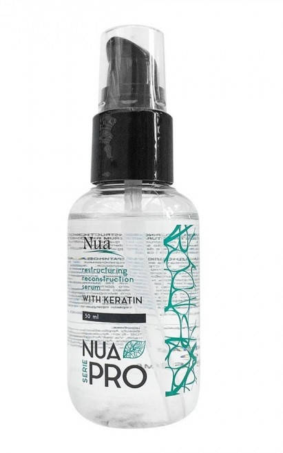 Восстанавливающая реконструирующая сыворотка для волос Nua Pro Reconstruction with Keratin Serum 50 мл
Восстанавливающая реконструирующая сыворотка для волос Nua Pro Reconstruction with Keratin Serum 50 мл