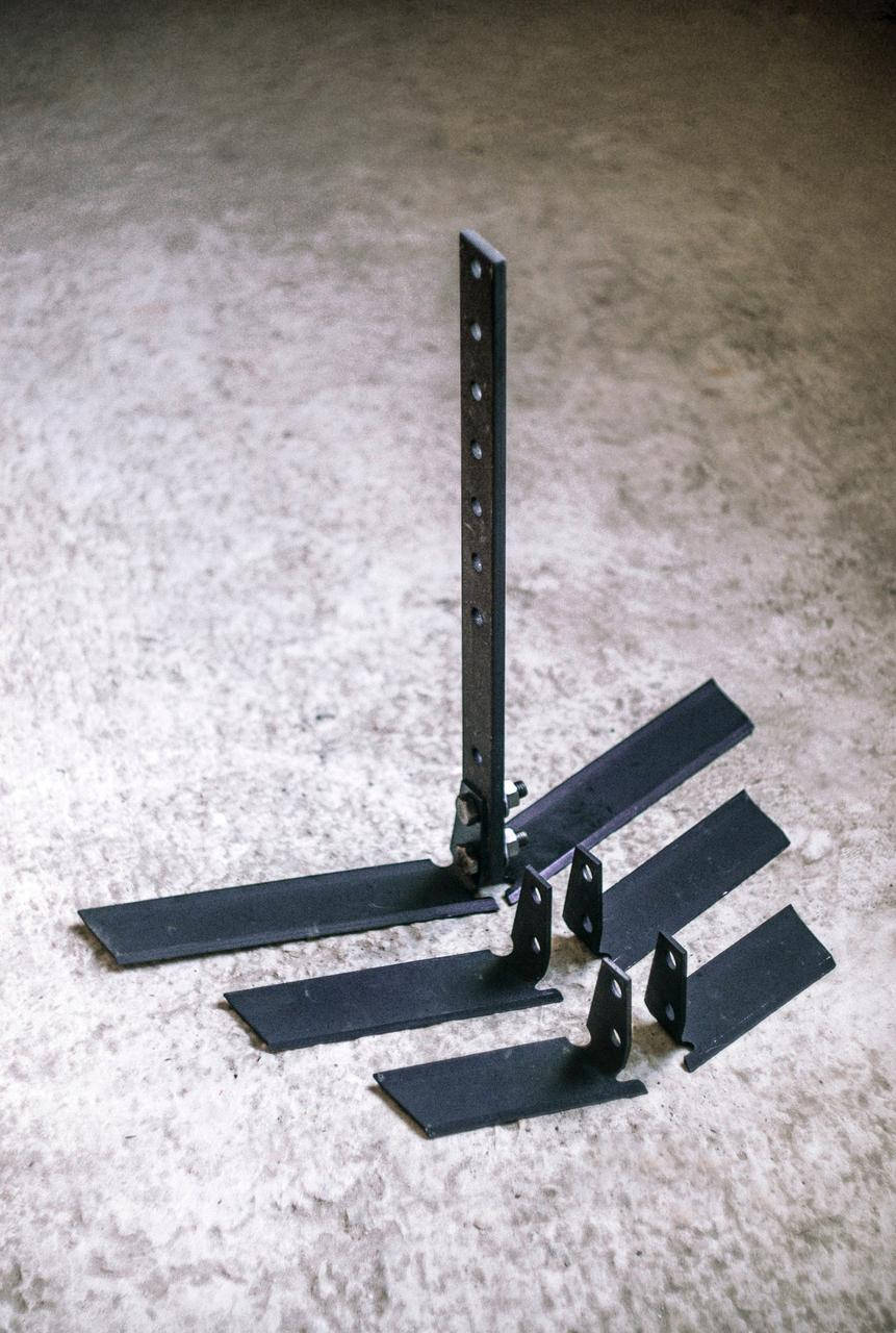 Плоскорез со сменными ножами для мотоблока (3 компл. ножей)
Плоскорез со сменными ножами для мотоблока (3 компл. ножей)