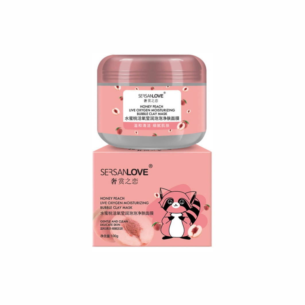 Карбонатная маска для лица с персиком Sersanlove Honey Peach Live Oxygen Moisturizing Bubble Clay Mask
Карбонатная маска для лица с персиком Sersanlove Honey Peach Live Oxygen Moisturizing Bubble Clay Mask