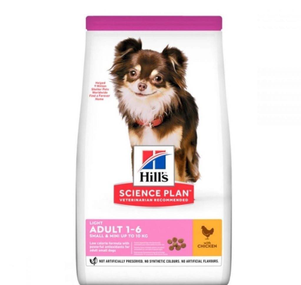 Hills (Хилс) Light Adult Small&Mini-корм с курицей для взрослых собак малых и миниатюрных пород 6.0кг
Hills (Хилс) Light Adult Small&Mini-корм с курицей для взрослых собак малых и миниатюрных пород 6.0кг
