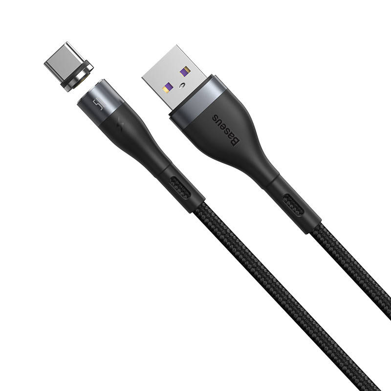 Кабель магнитный для зарядки телефона Baseus Zinc Magnetic Android Type-C 100см |5A| Черный CATXC-NG1
Кабель магнитный для зарядки телефона Baseus Zinc Magnetic Android Type-C 100см |5A| Черный CATXC-NG1