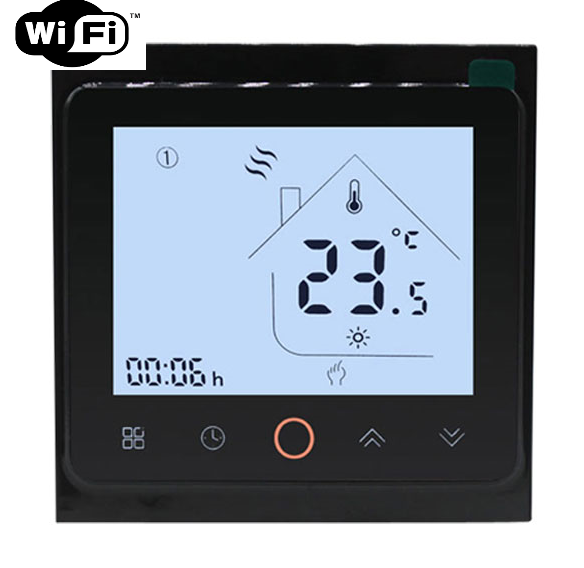 Терморегулятор Ecoset AC603H Wi-Fi сенсорный программируемый для теплого пола (цвет черный)
Терморегулятор Ecoset AC603H Wi-Fi сенсорный программируемый для теплого пола (цвет черный)