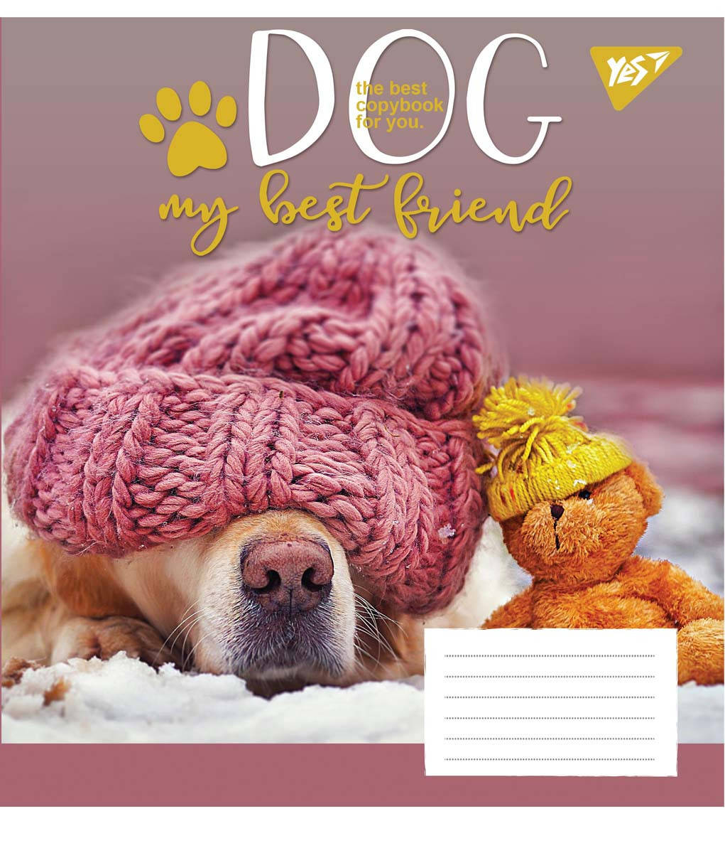 Зошит учнівський А5/12арк. клітинка "Dog friend" YES
Зошит учнівський А5/12арк. клітинка "Dog friend" YES