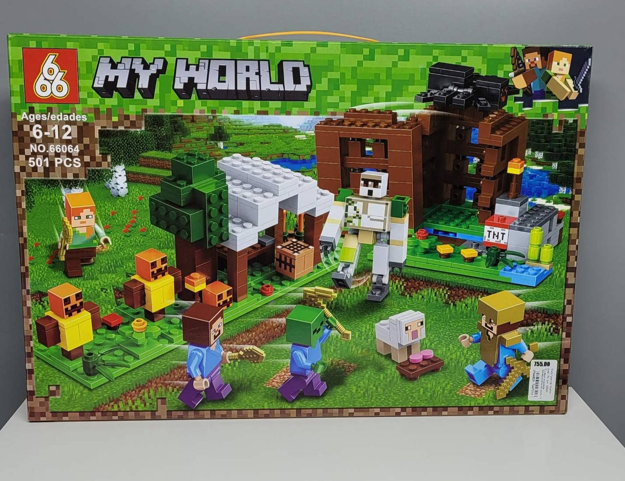 Конструктор Bela/Lele Minecraft Майнкрафт 501 дет. 6604